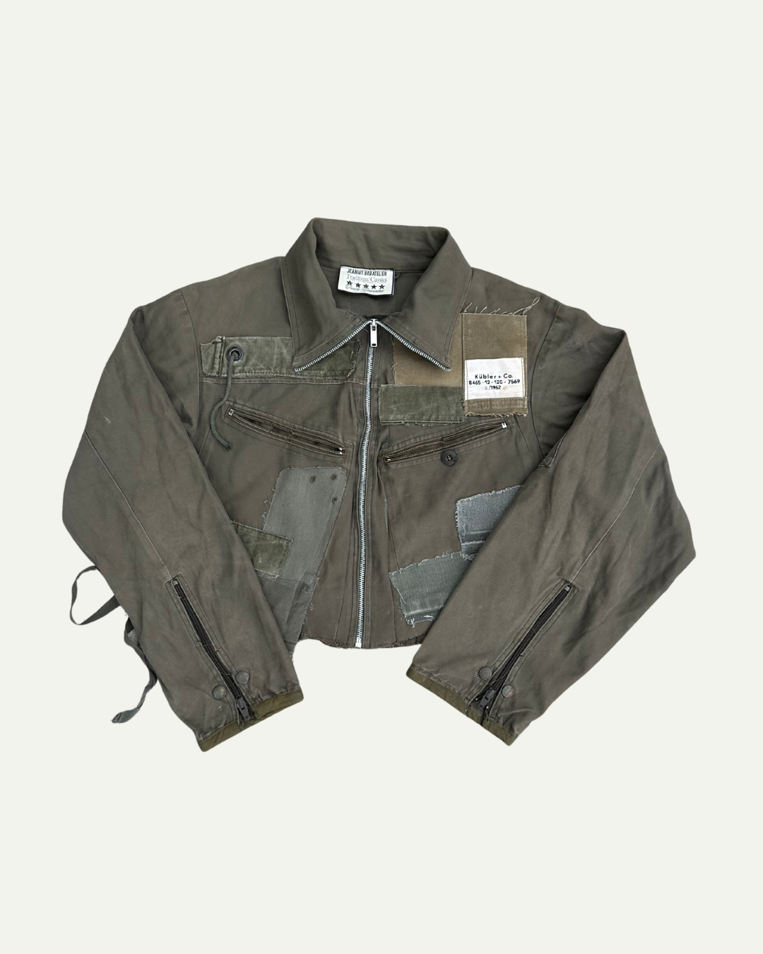 MILITIA PATCHWORK CROPPED JACKET 009