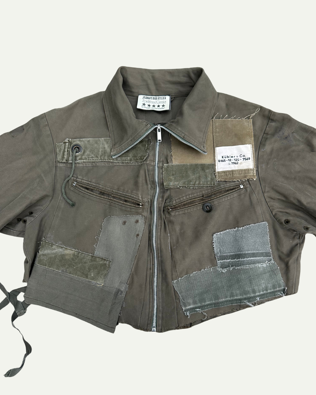 MILITIA PATCHWORK CROPPED JACKET 009