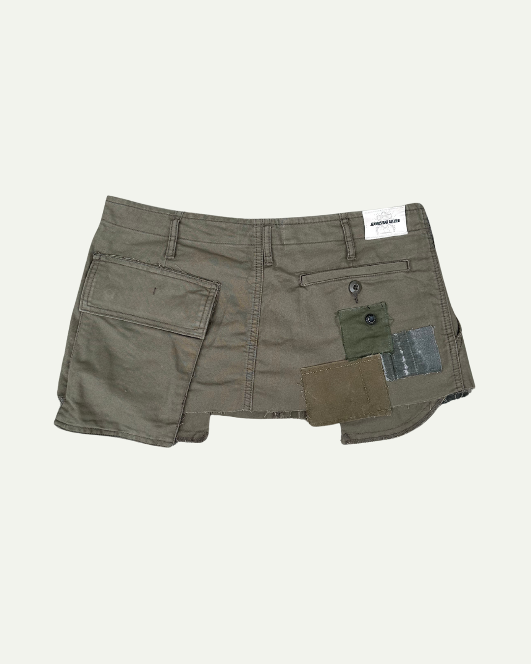 MILITIA PATCHWORK MINI SKIRT 006 - W34