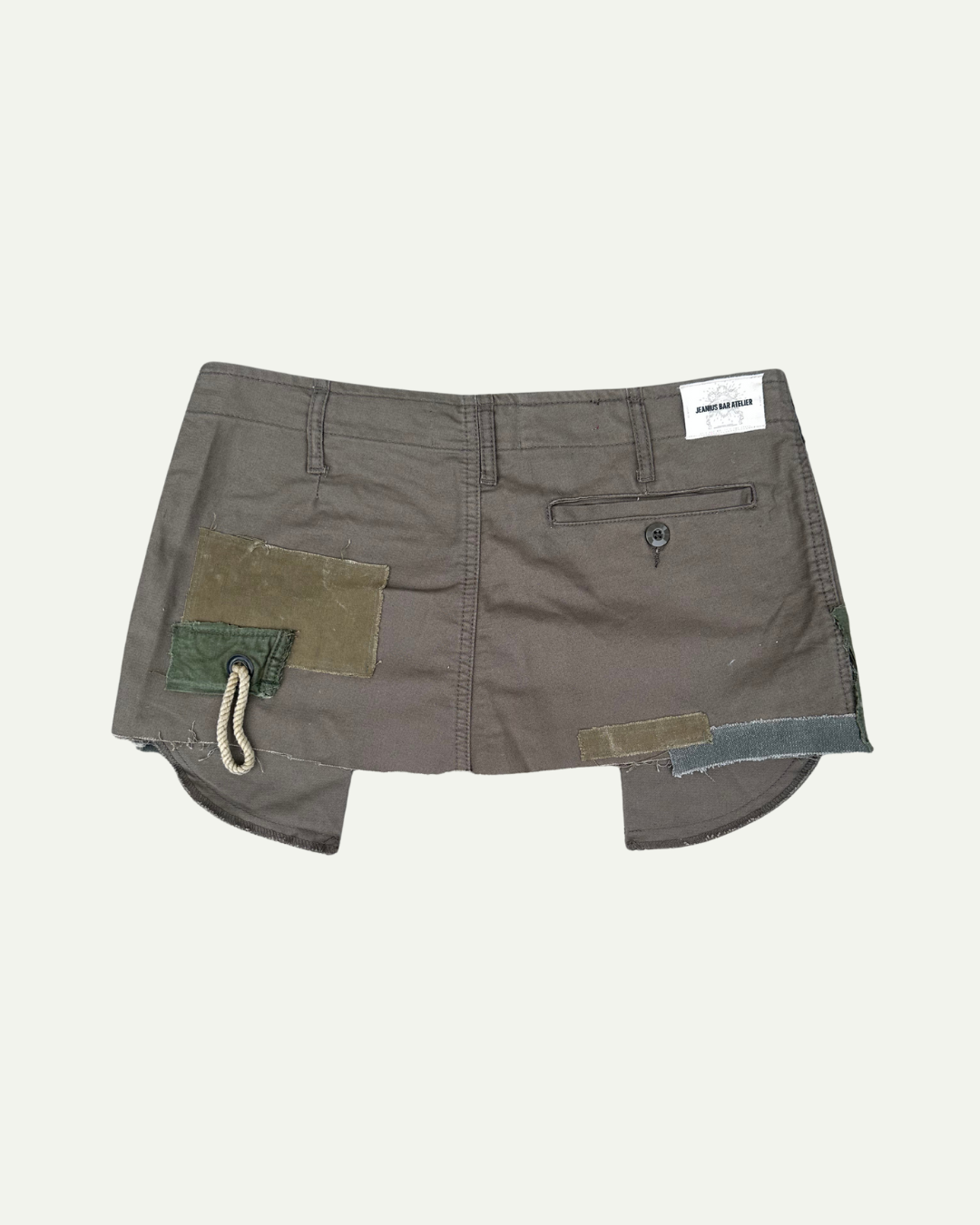 MILITIA PATCHWORK MINI SKIRT 008 - W34