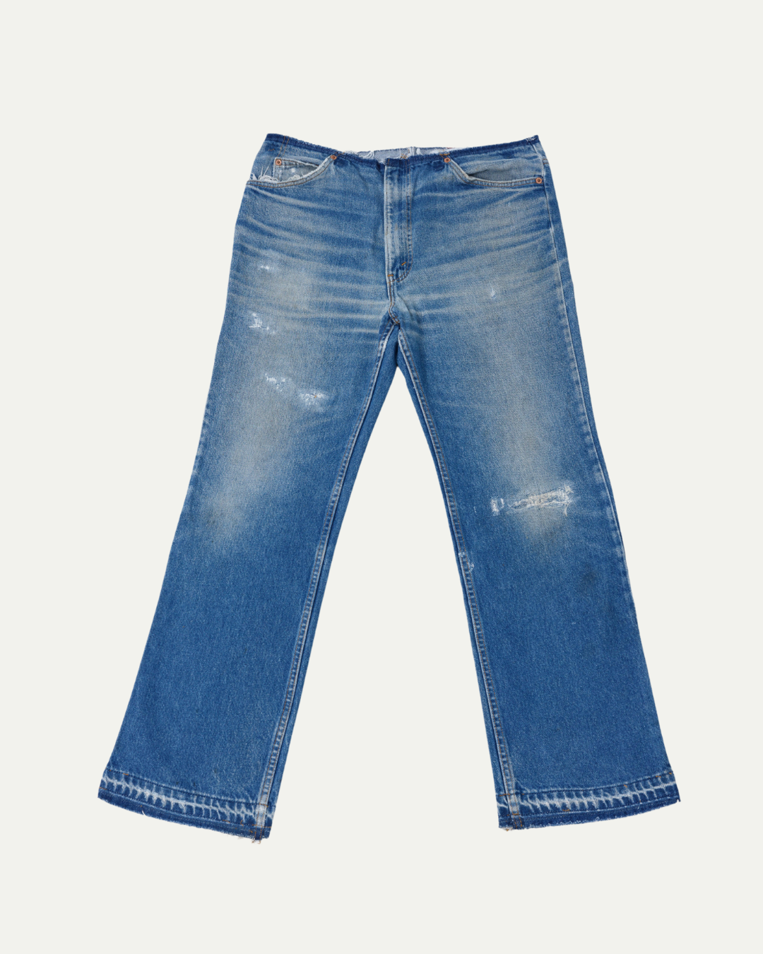 NO WAIST WHISKER FADE JEAN W34/L30