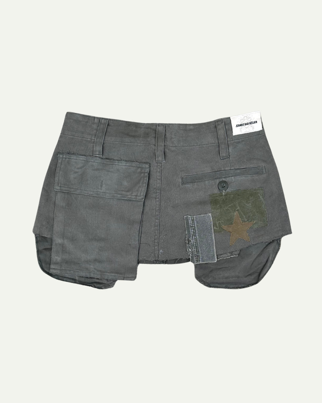 MILITIA PATCHWORK MINI SKIRT 011 - W30