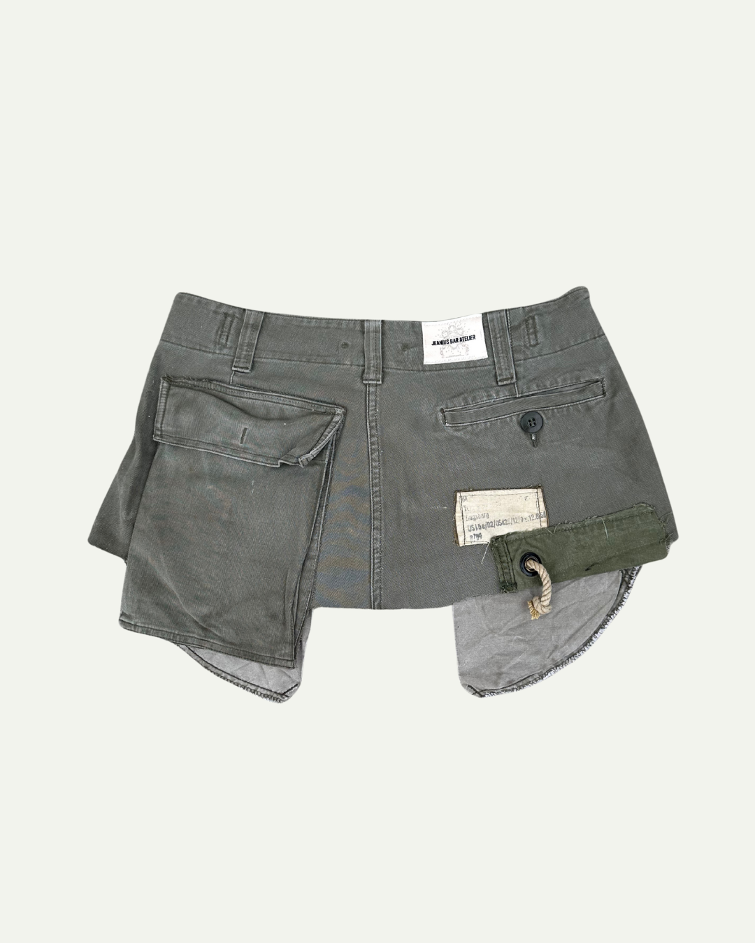 MILITIA PATCHWORK MINI SKIRT 012 - W29