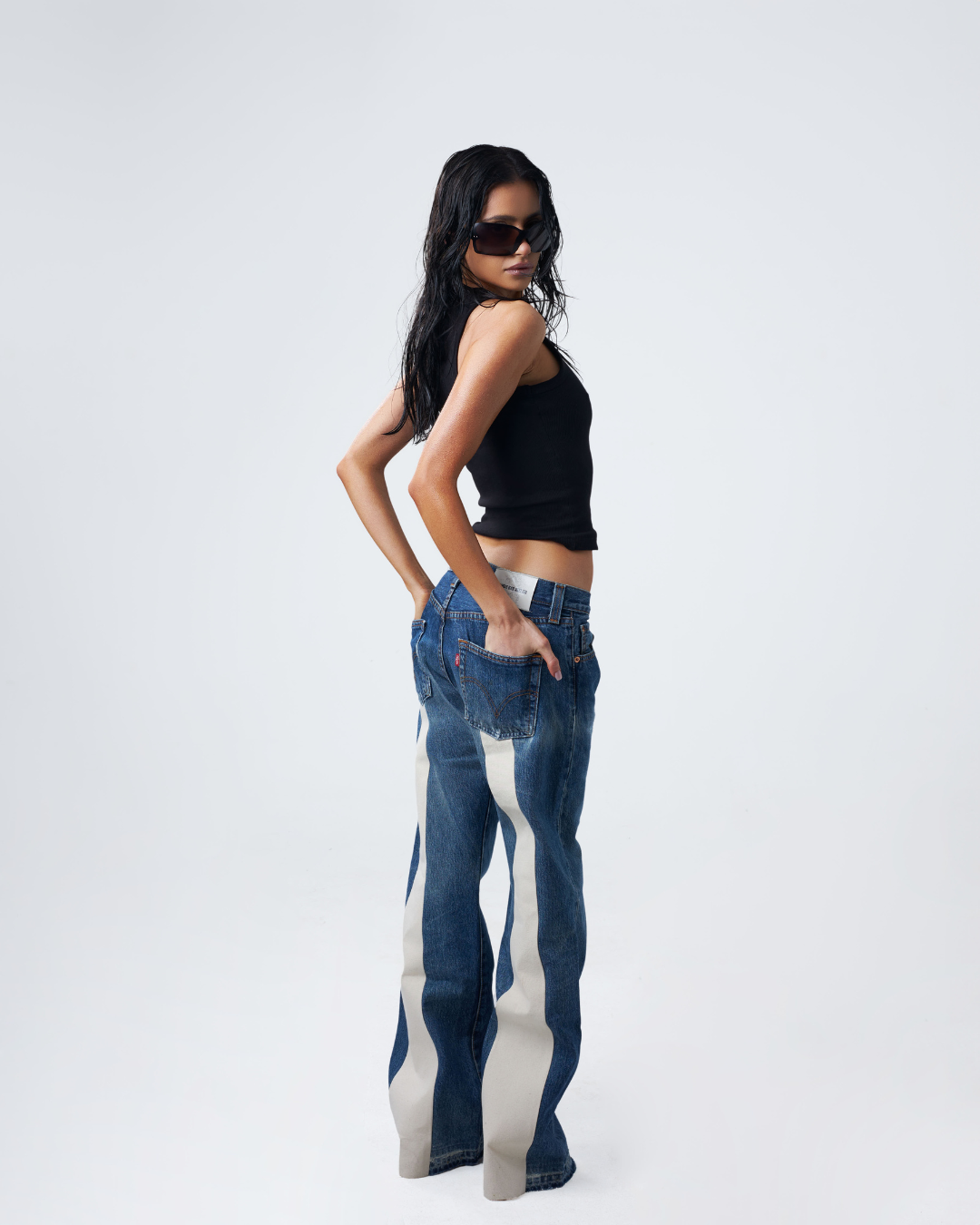 INDIGO FADE ARCH DENIM W28/L30