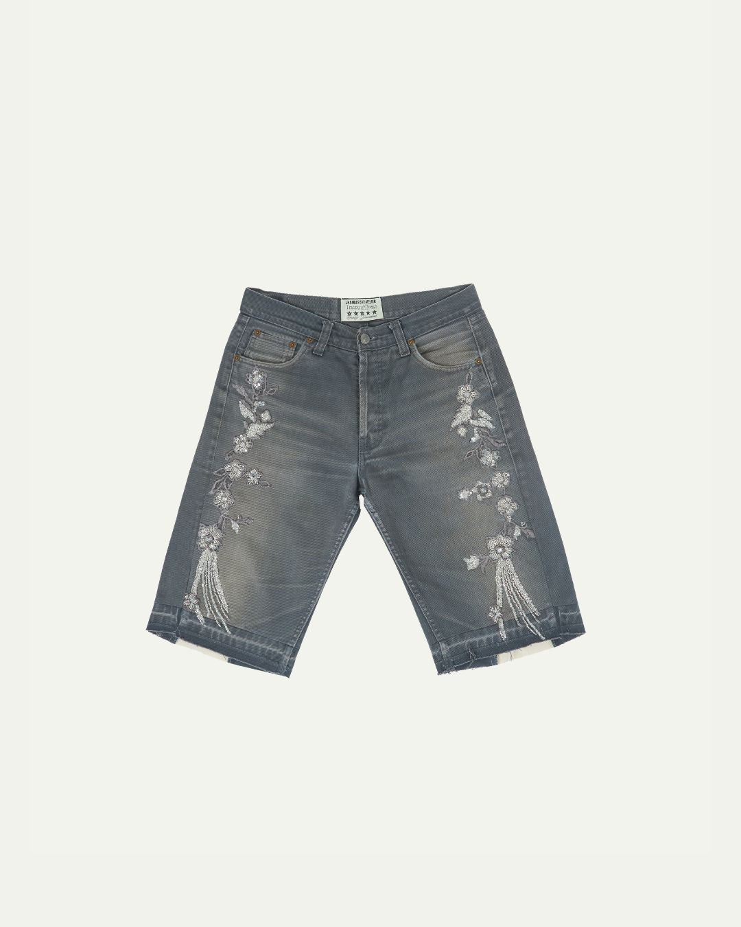 Washed Grey Diamanté Jort W30