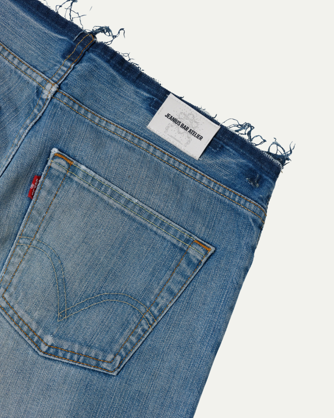 NO-WAIST FADED FLARE JEAN W33/L34