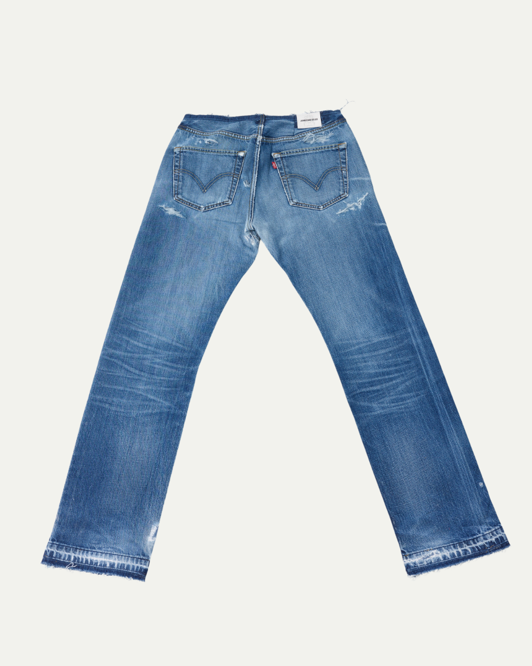 INDIGO NO-WAIST TRASHER DENIM W30/L32