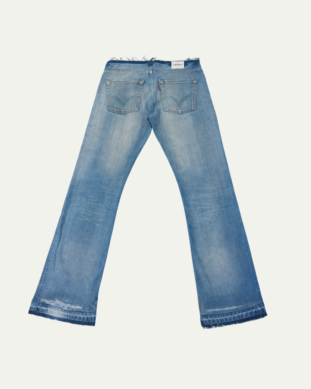 NO-WAIST FADED FLARE JEAN W33/L34