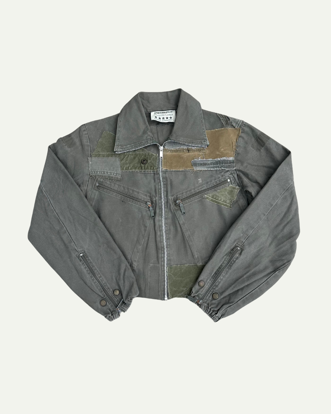 MILITIA PATCHWORK CROPPED JACKET 010