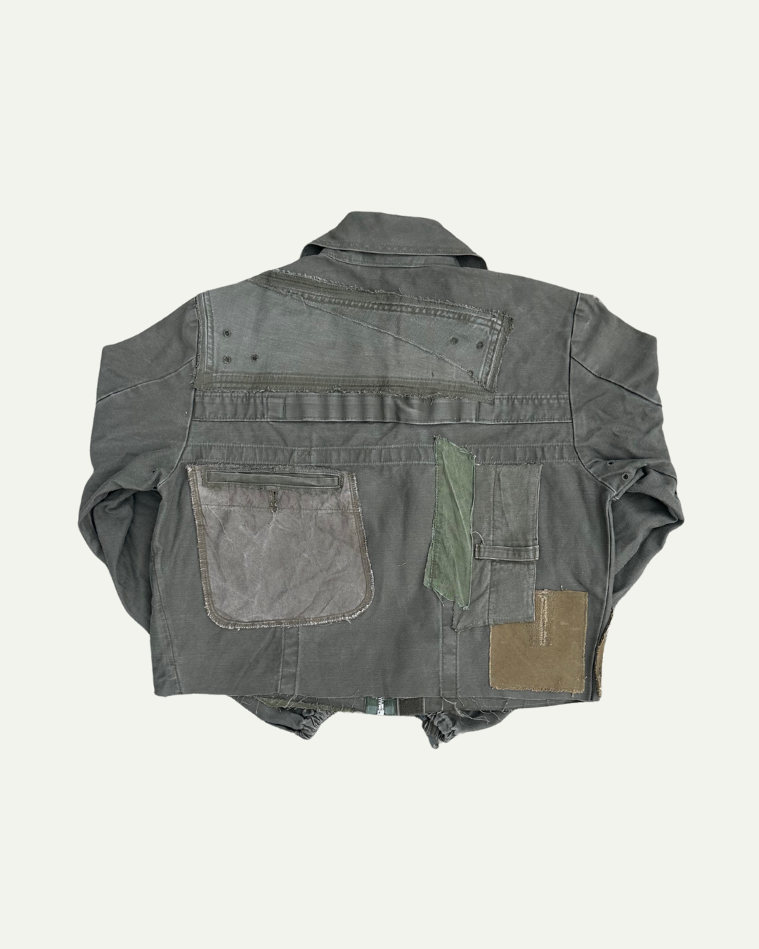MILITIA PATCHWORK CROPPED JACKET 010
