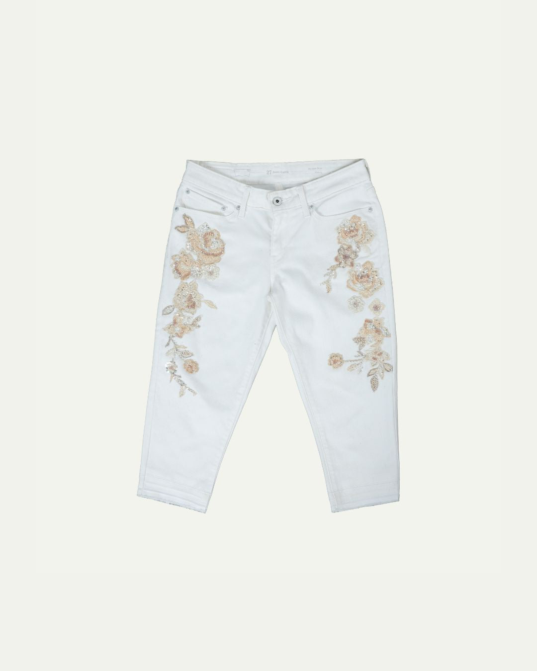 White Diamante Capri W29