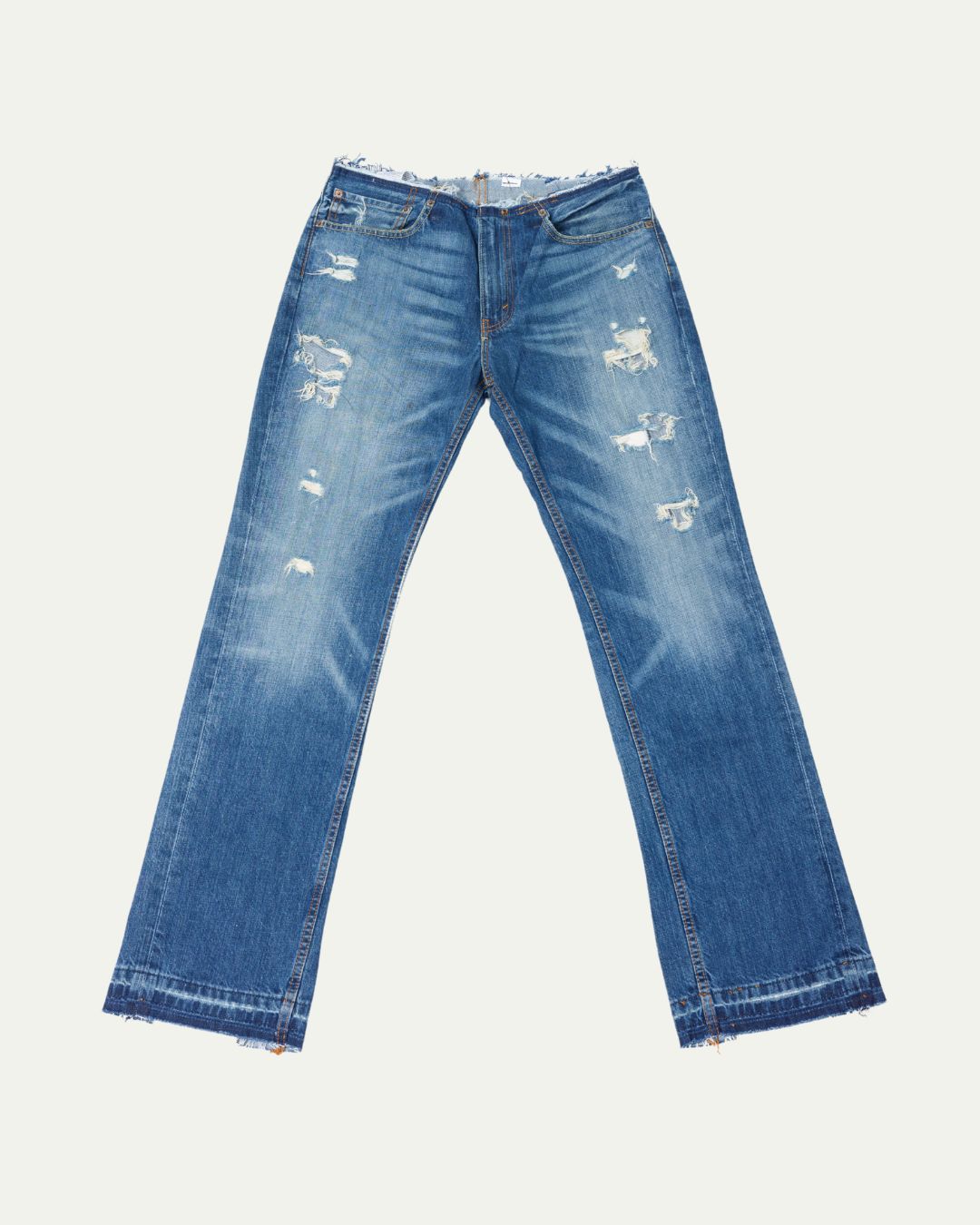 INDIGO NO-WAIST ARCH DENIM W33/L33