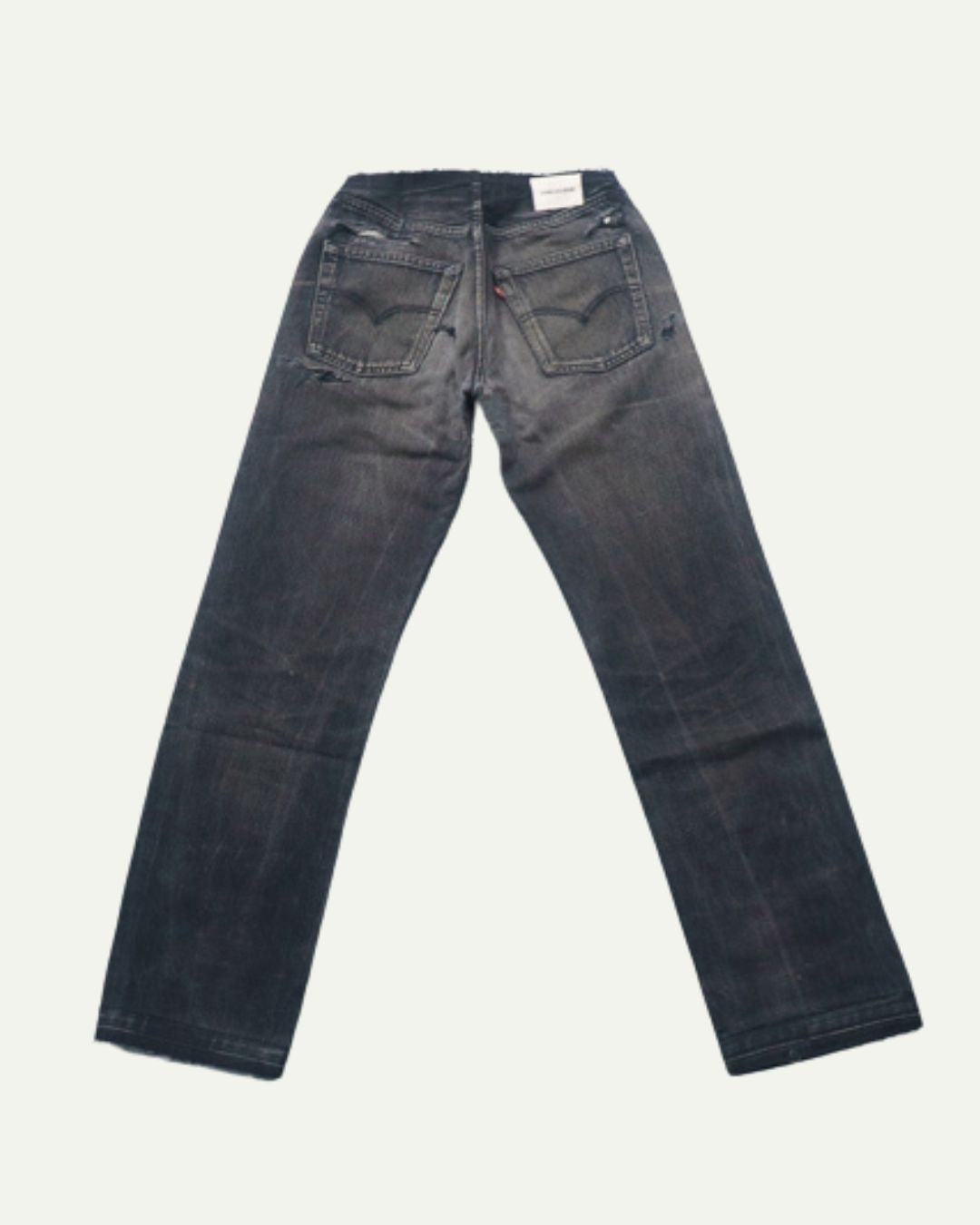 CHARCOAL FADE NO-WAIST TRASHER W26 / L30