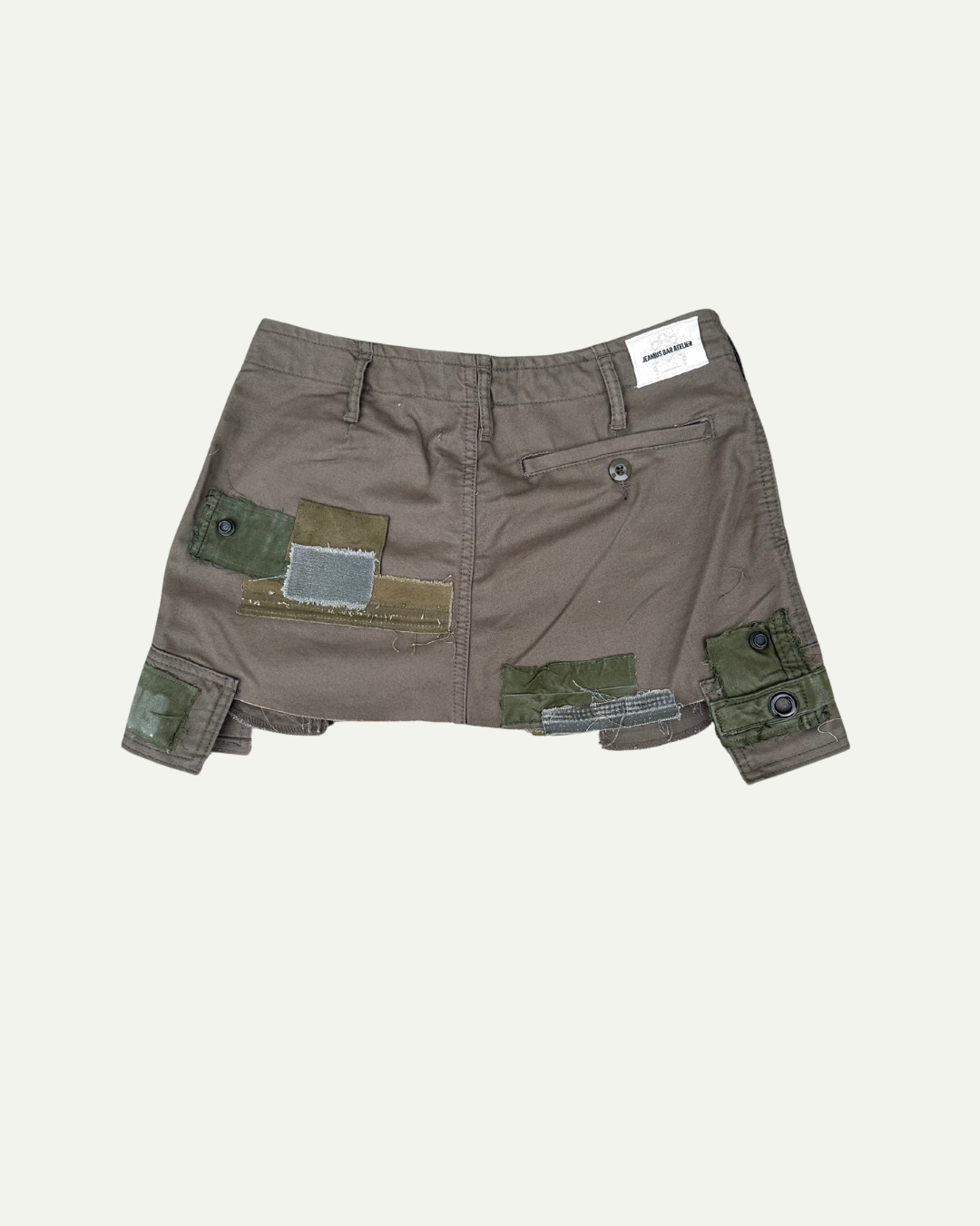 MILITIA PATCHWORK MINI SKIRT 005 - W30