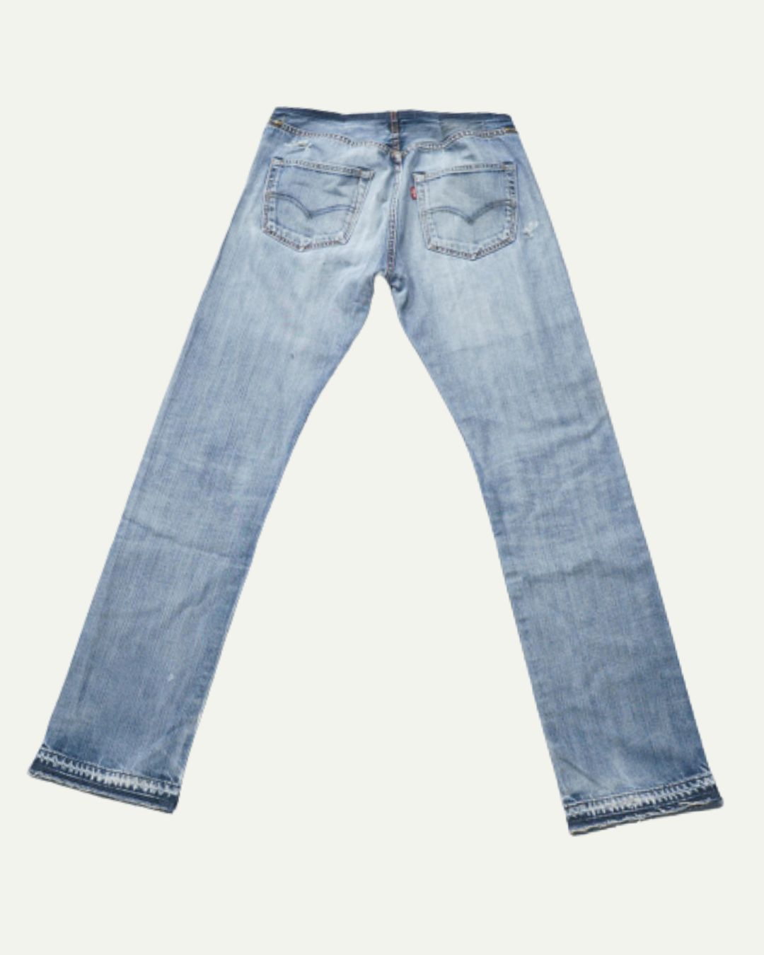 DISTRESSED NO-WAIST JEAN W30 / L33