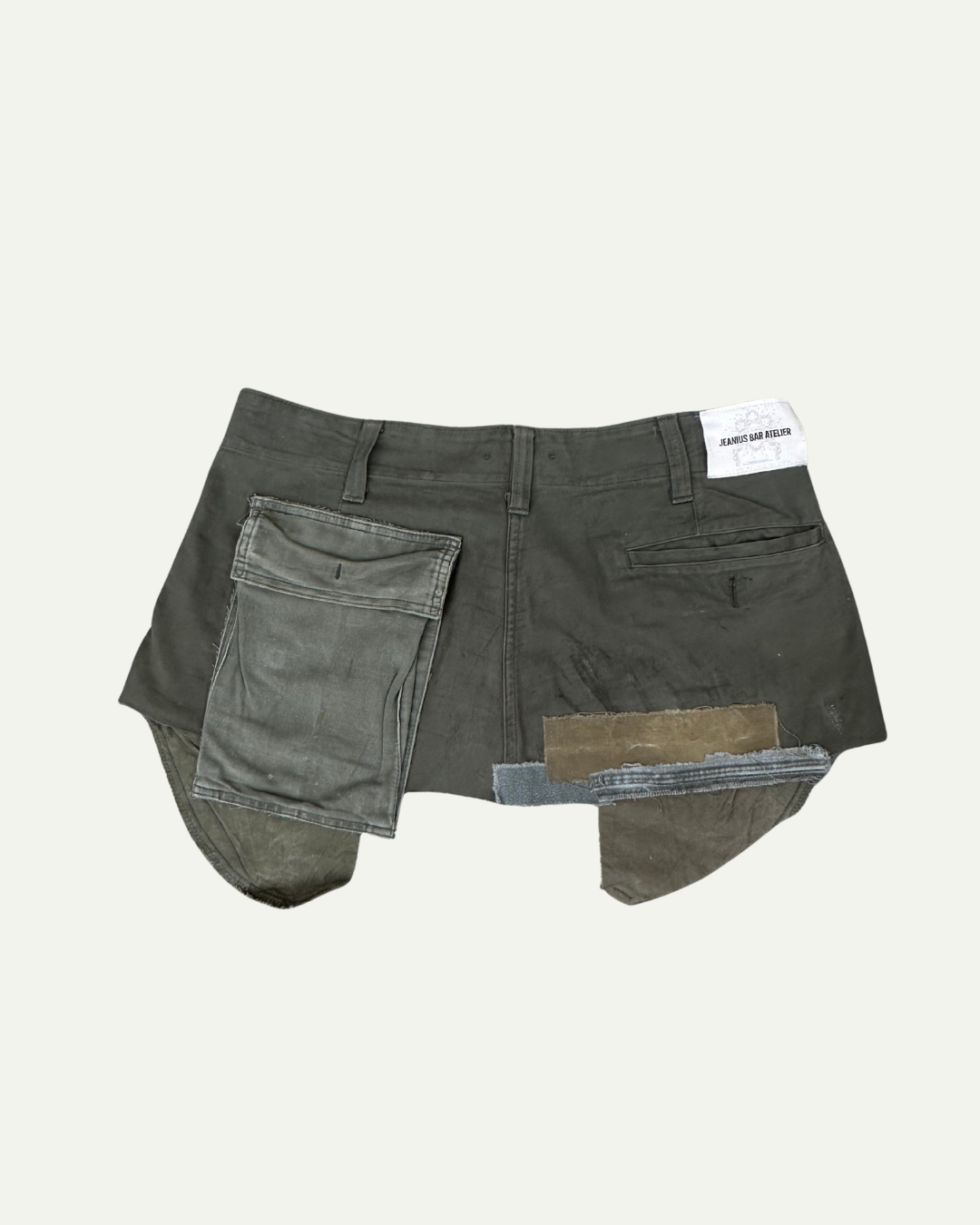 MILITIA PATCHWORK MINI SKIRT 007 - W34