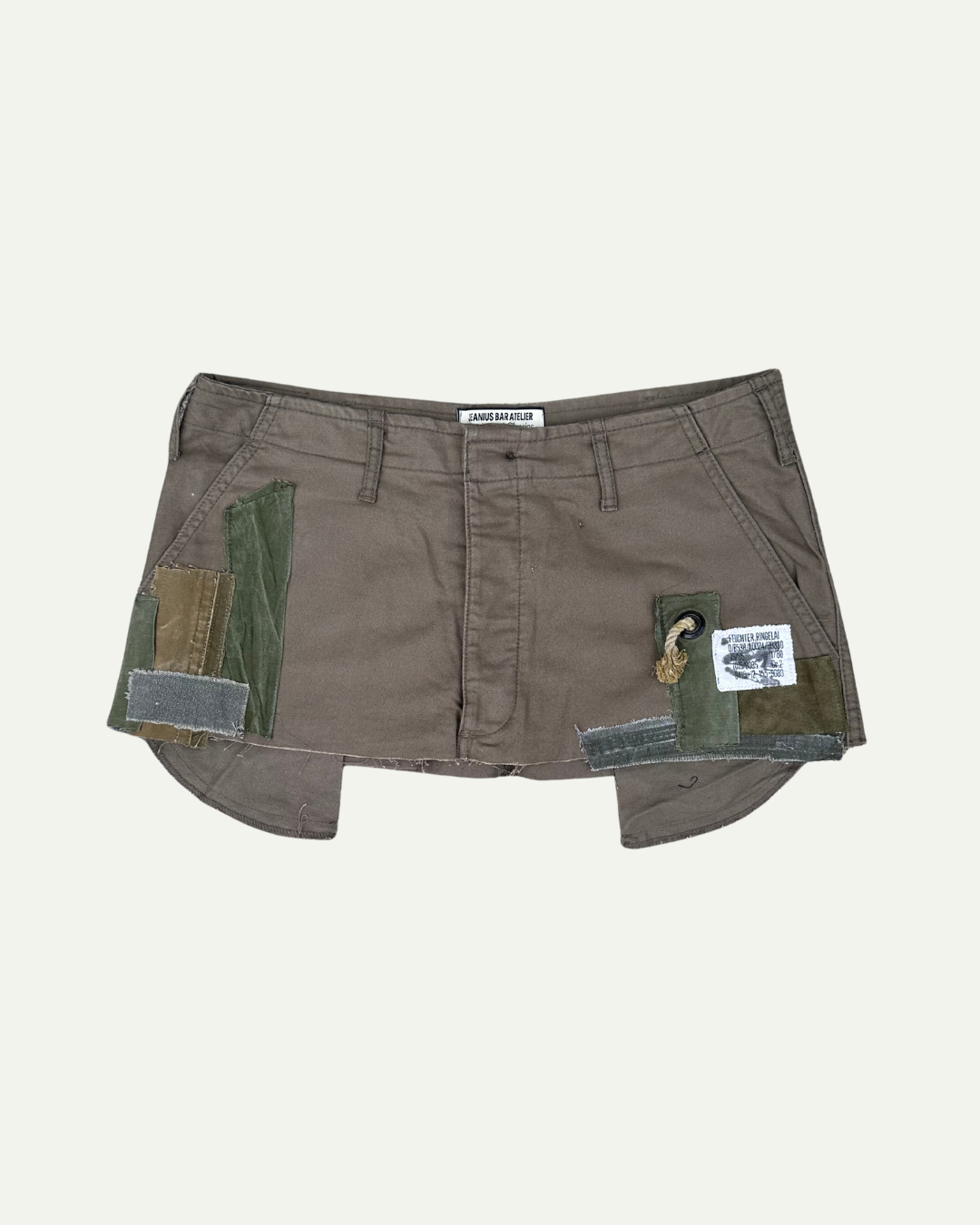 MILITIA PATCHWORK MINI SKIRT 008 - W34