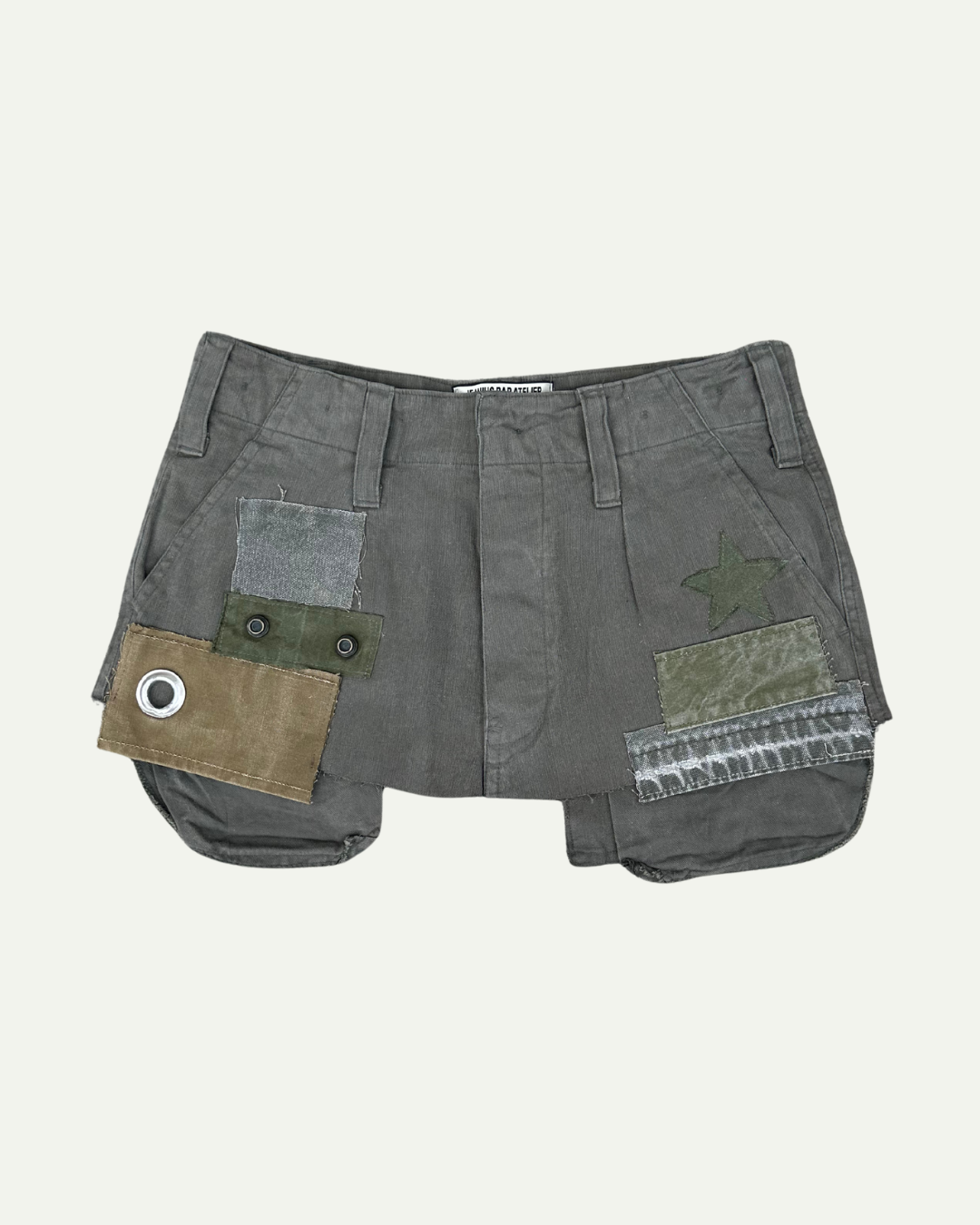 MILITIA PATCHWORK MINI SKIRT 011 - W30