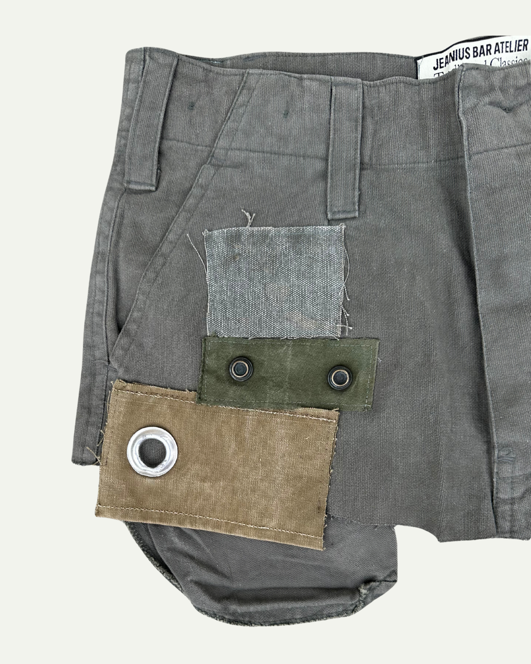 MILITIA PATCHWORK MINI SKIRT 011 - W30