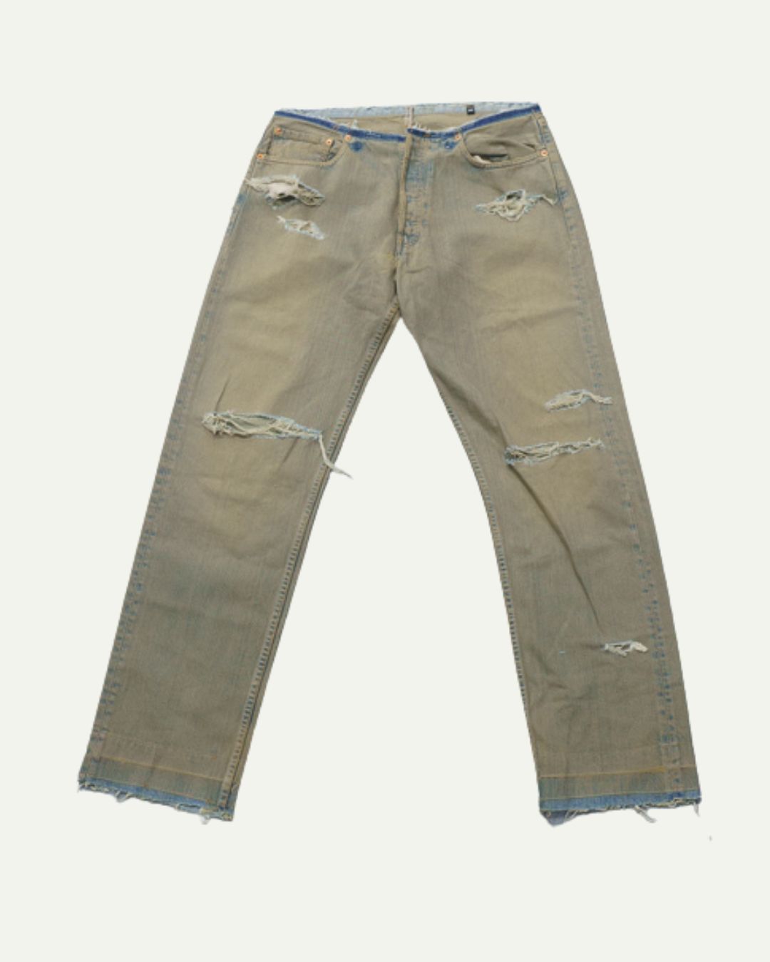 SANDWASH NO-WAIST TRASHER DENIM W34 / L32