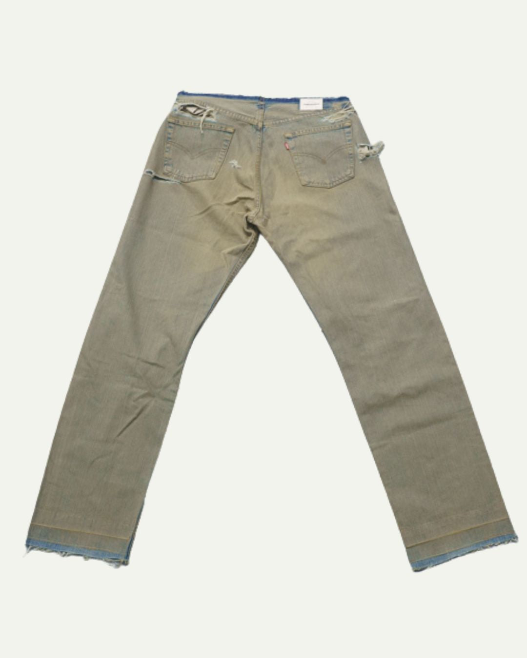 SANDWASH NO-WAIST TRASHER DENIM W34 / L32