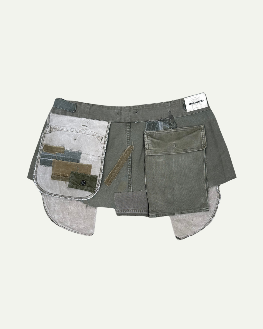 MILITIA PATCHWORK MINI SKIRT 013 - W33