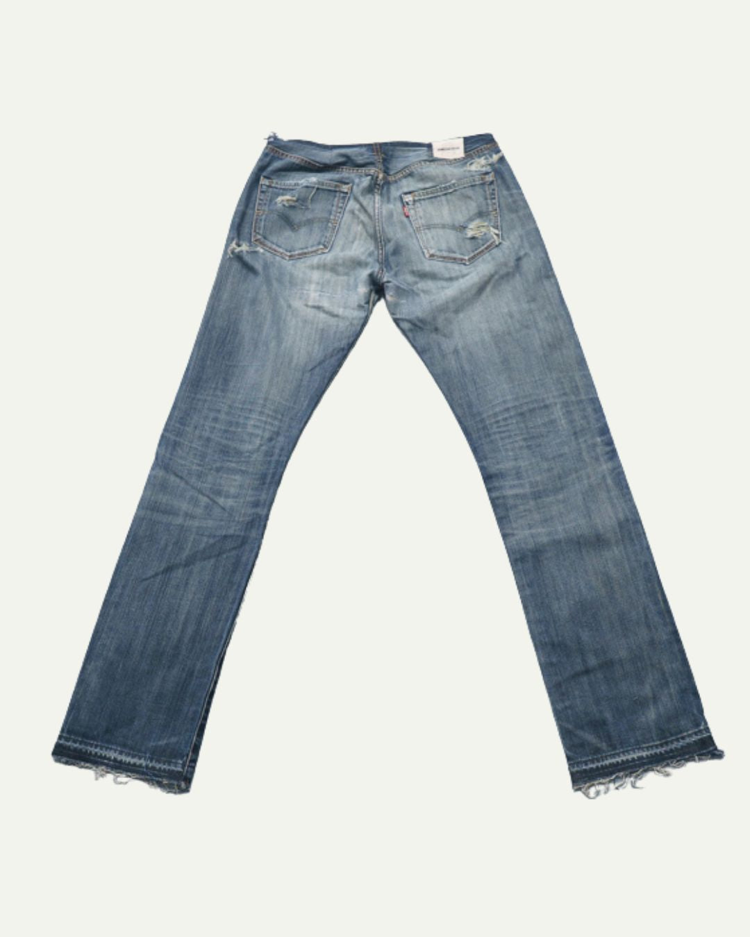 INDIGO NO-WAIST TRASHER DENIM W34 / L33