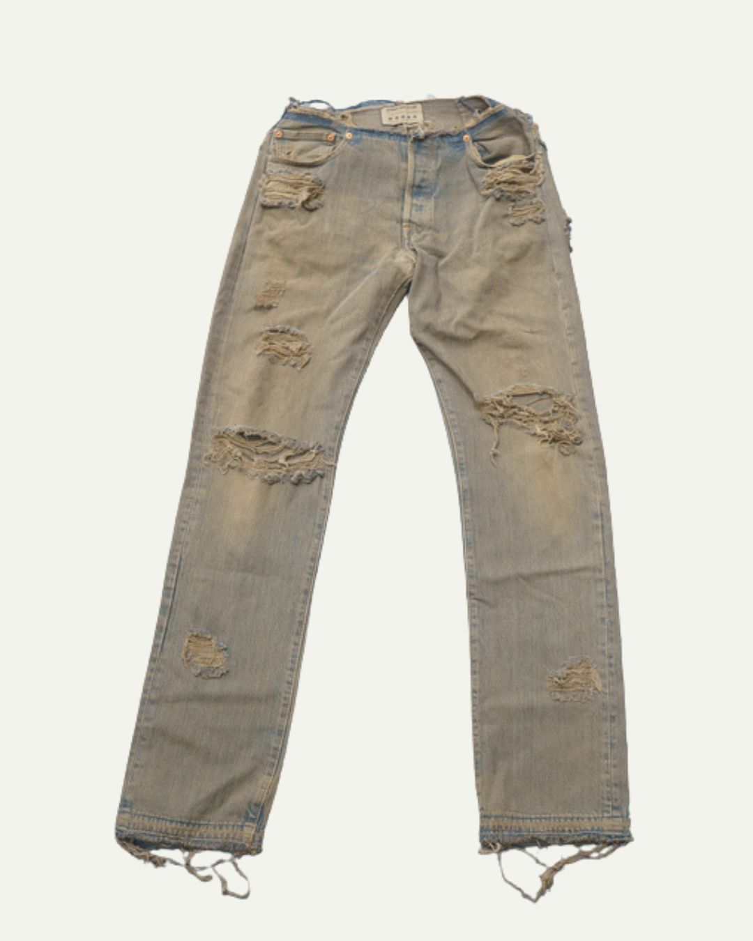 SANDWASH NO-WAIST TRASHER DENIM W30 / L35