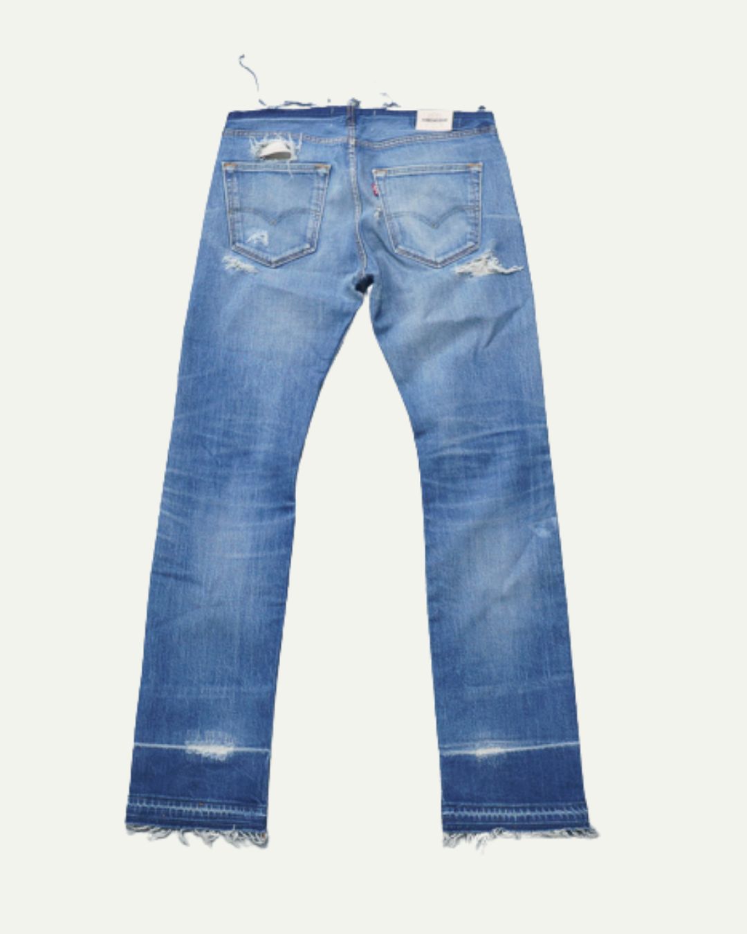 BLUE FADE NO-WAIST TRASHER DENIM W32 / L32
