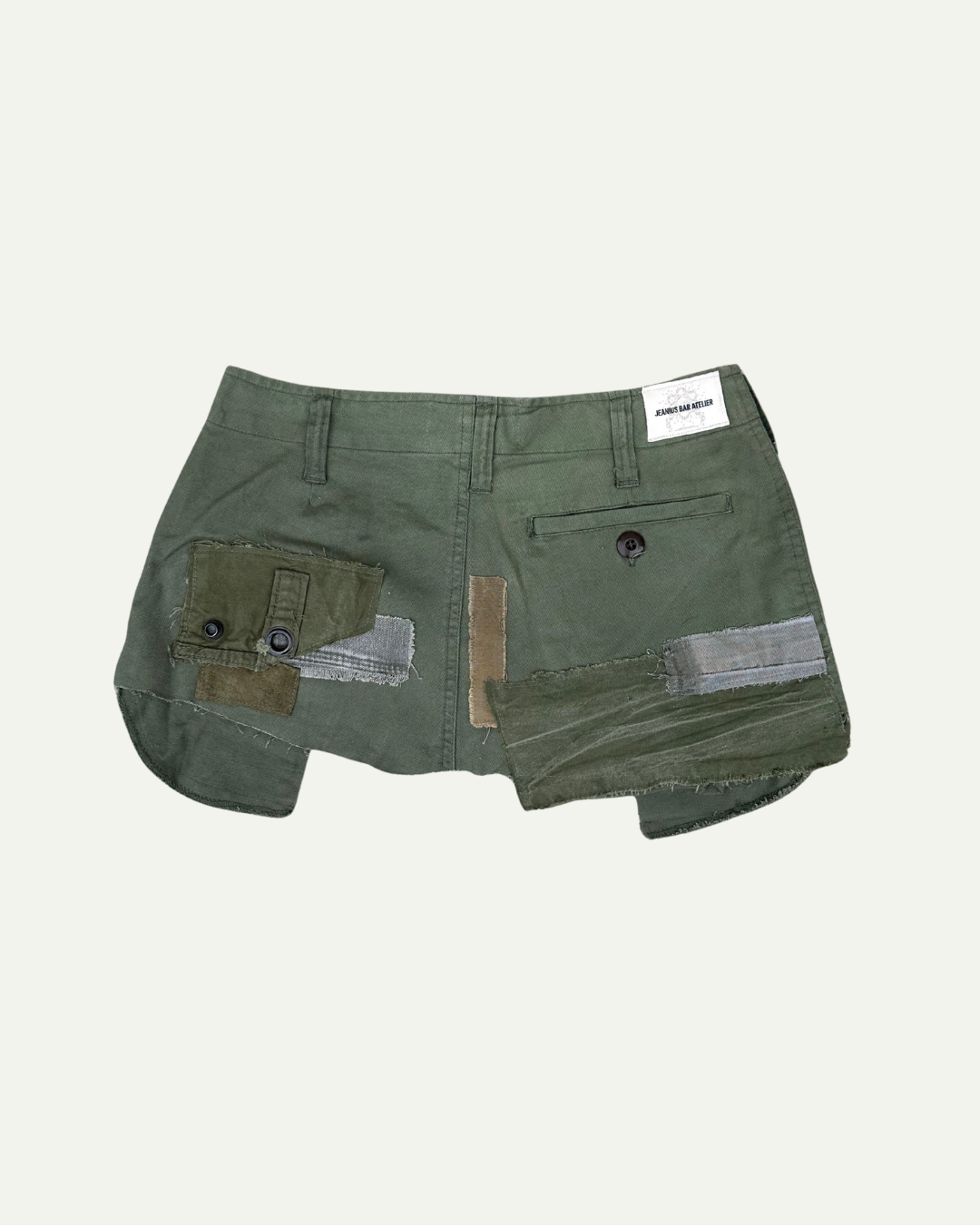 MILITIA PATCHWORK MINI SKIRT 002 - W29