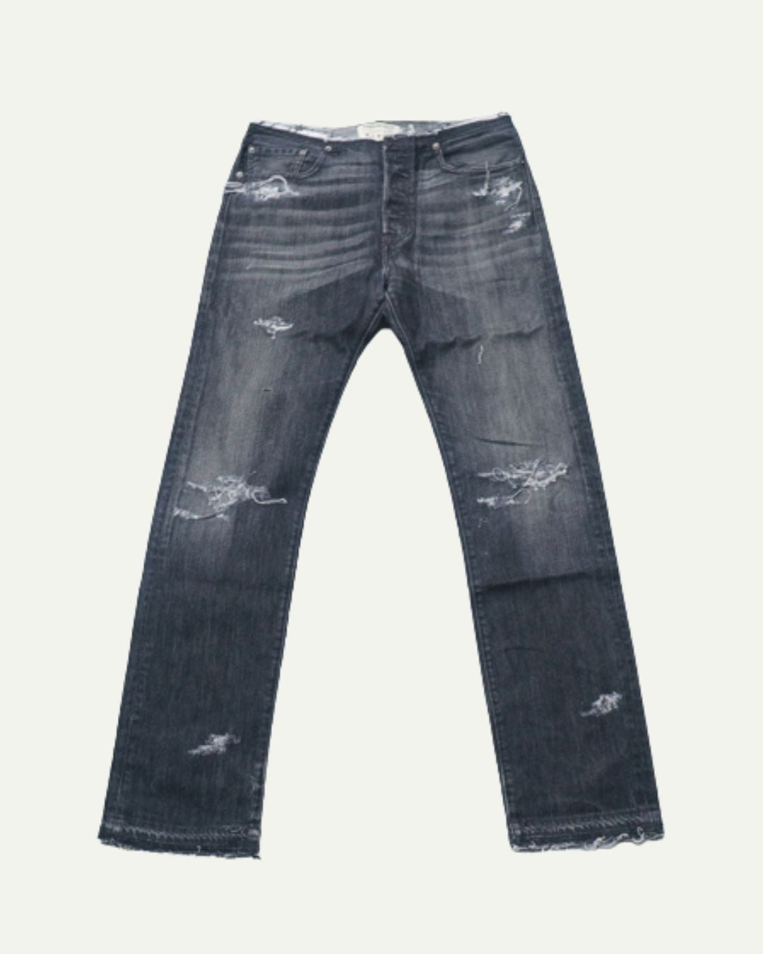 CHARCOAL WHISKER NO-WAIST TRASHER W32/L34