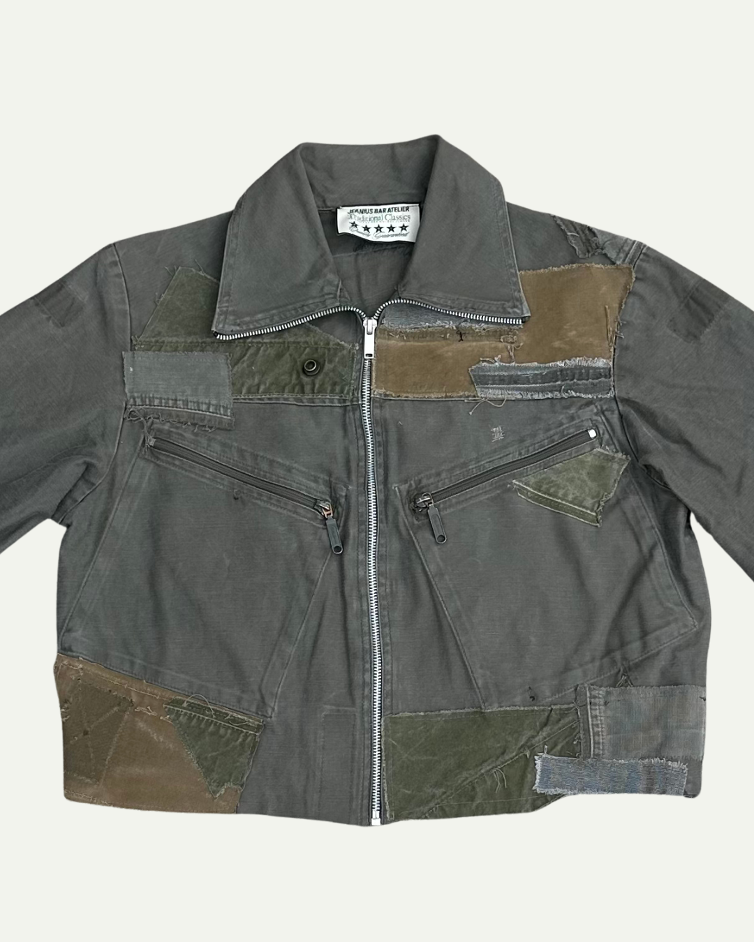 MILITIA PATCHWORK CROPPED JACKET 010