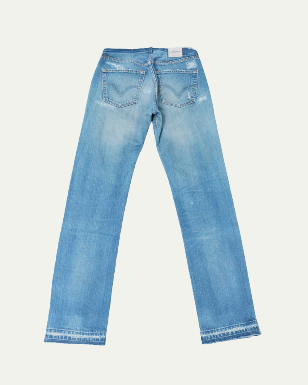 NO-WAIST PATCHED DENIM W31 / L35