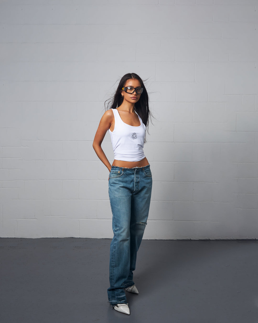 CLASSIC BLUE NO-WAIST JEAN 015