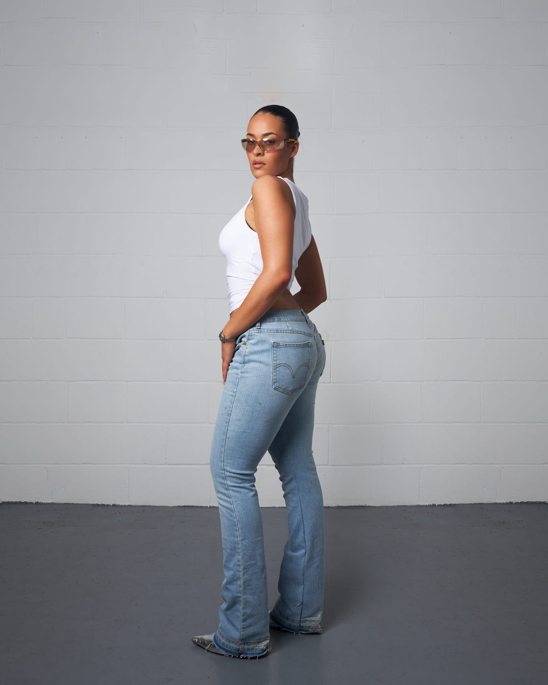BABY BLUE FLAIR JEAN 043