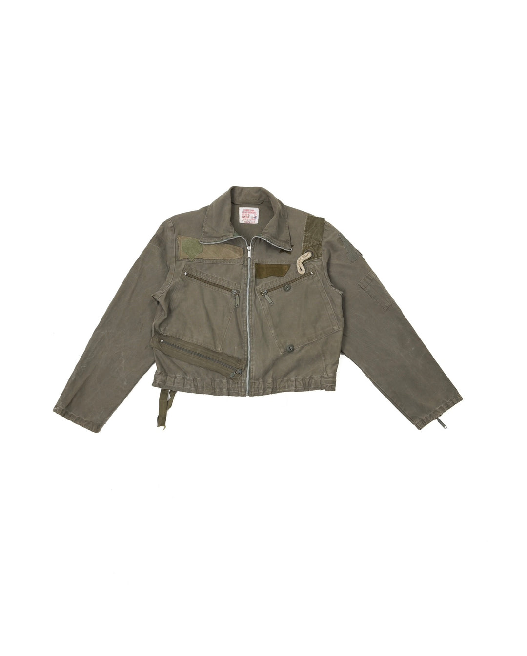 MILITIA PATCHWORK CROP JACKET 001