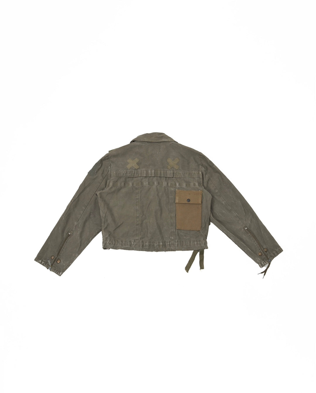MILITIA PATCHWORK CROP JACKET 001