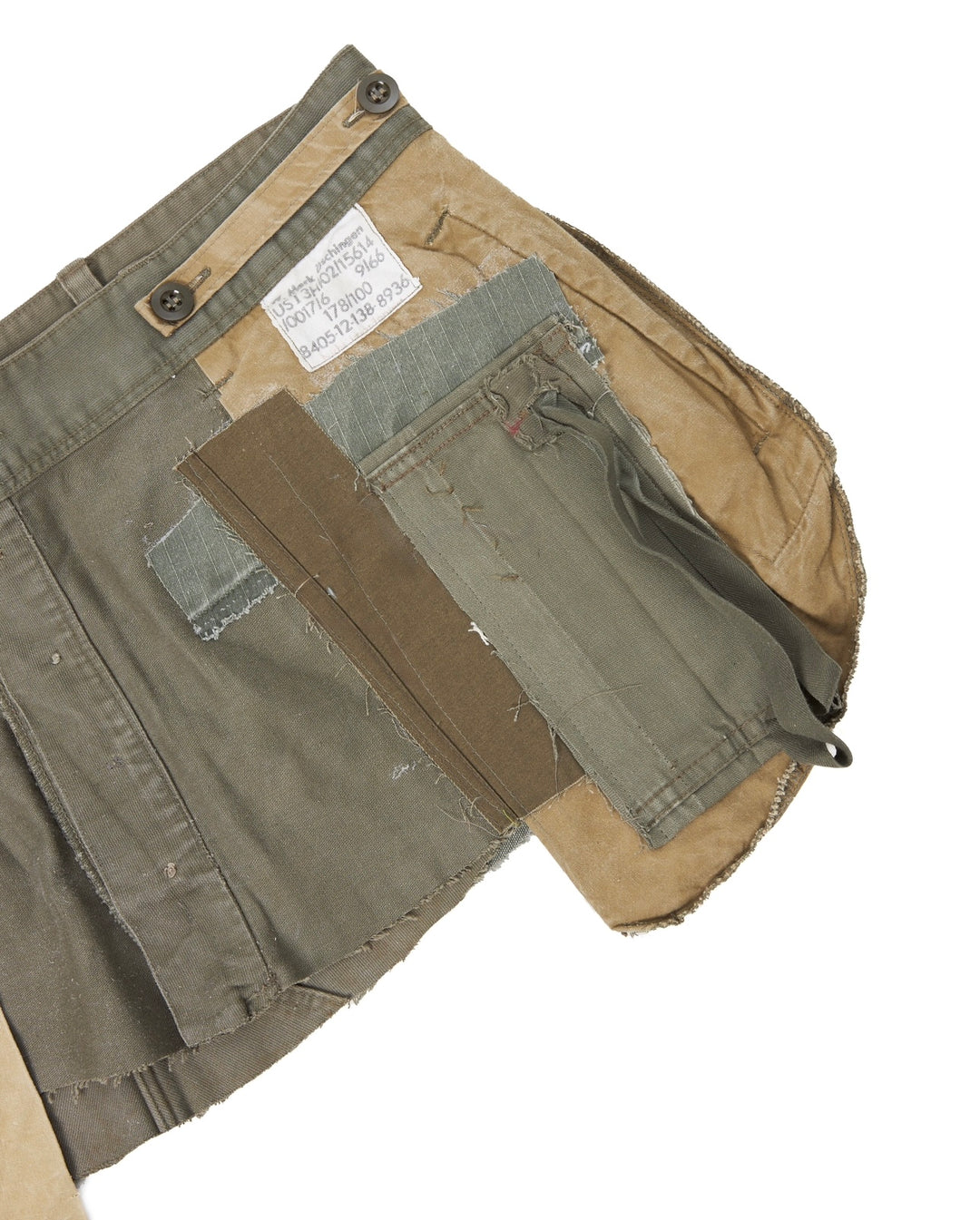MILITIA PATCHWORK MINI SKIRT 003