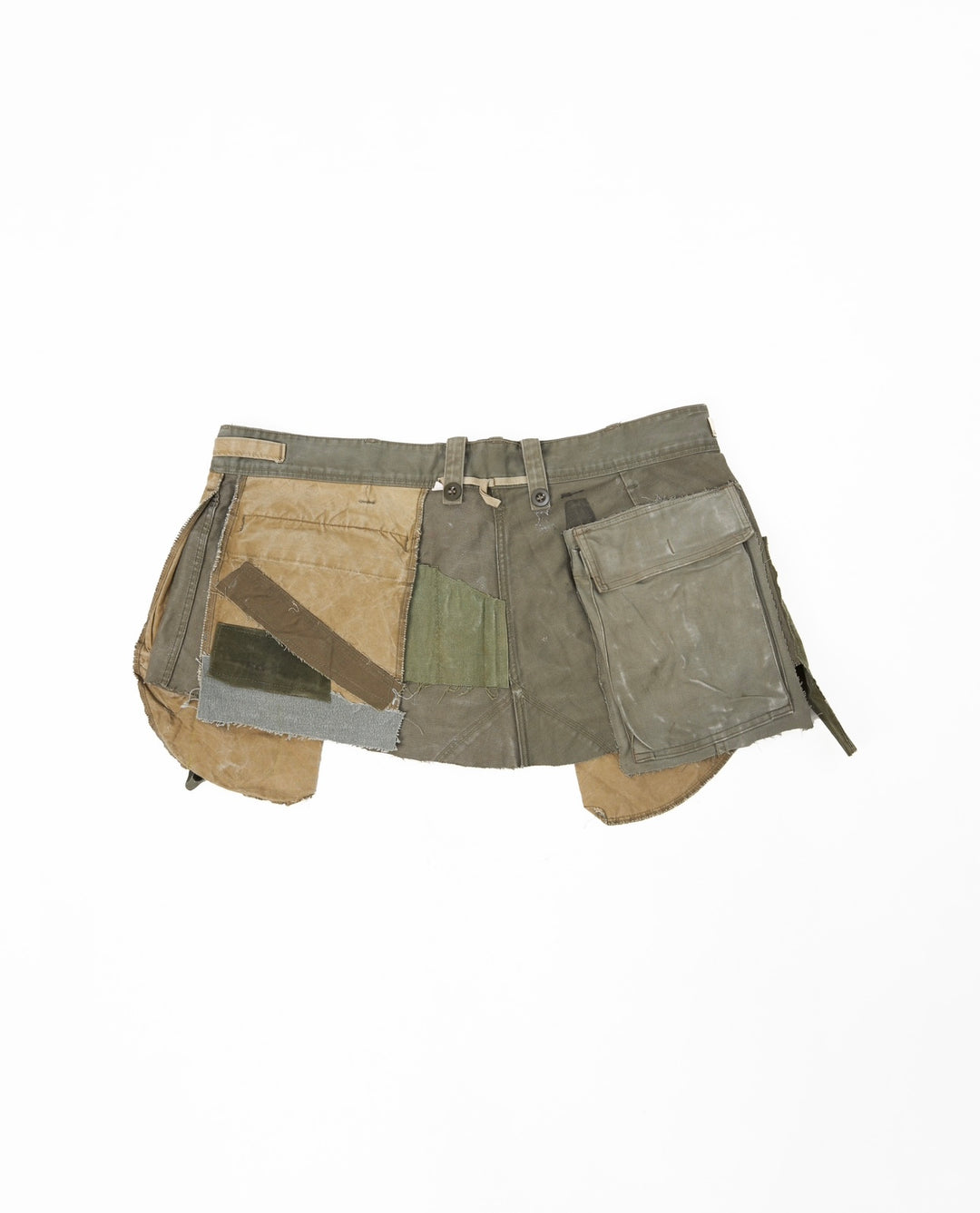 MILITIA PATCHWORK MINI SKIRT 003