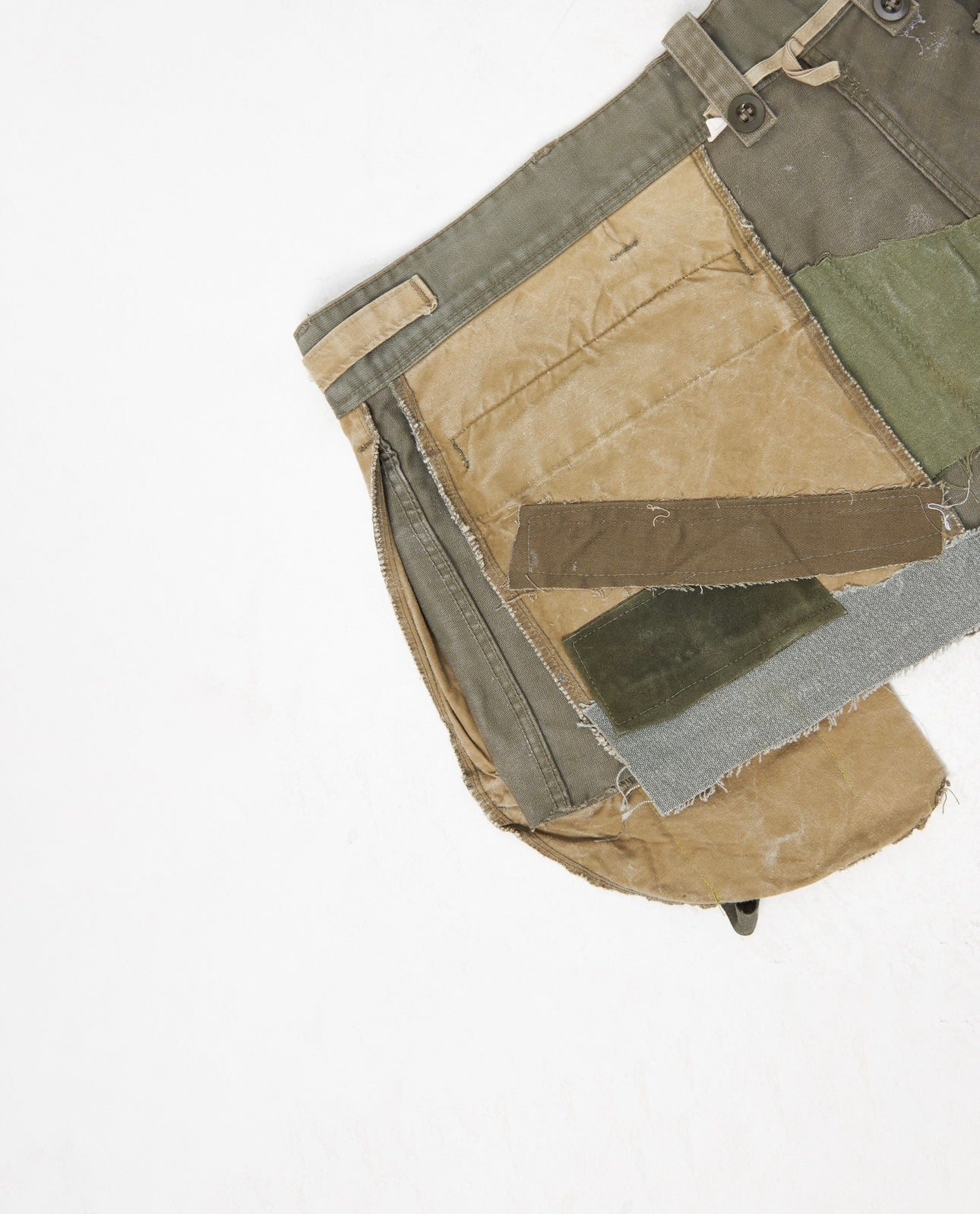 MILITIA PATCHWORK MINI SKIRT 003