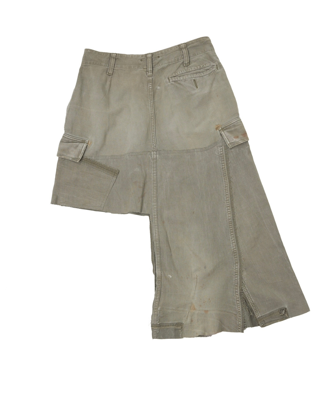 MILITIA ASYMMETRIC MAXI SKIRT 001