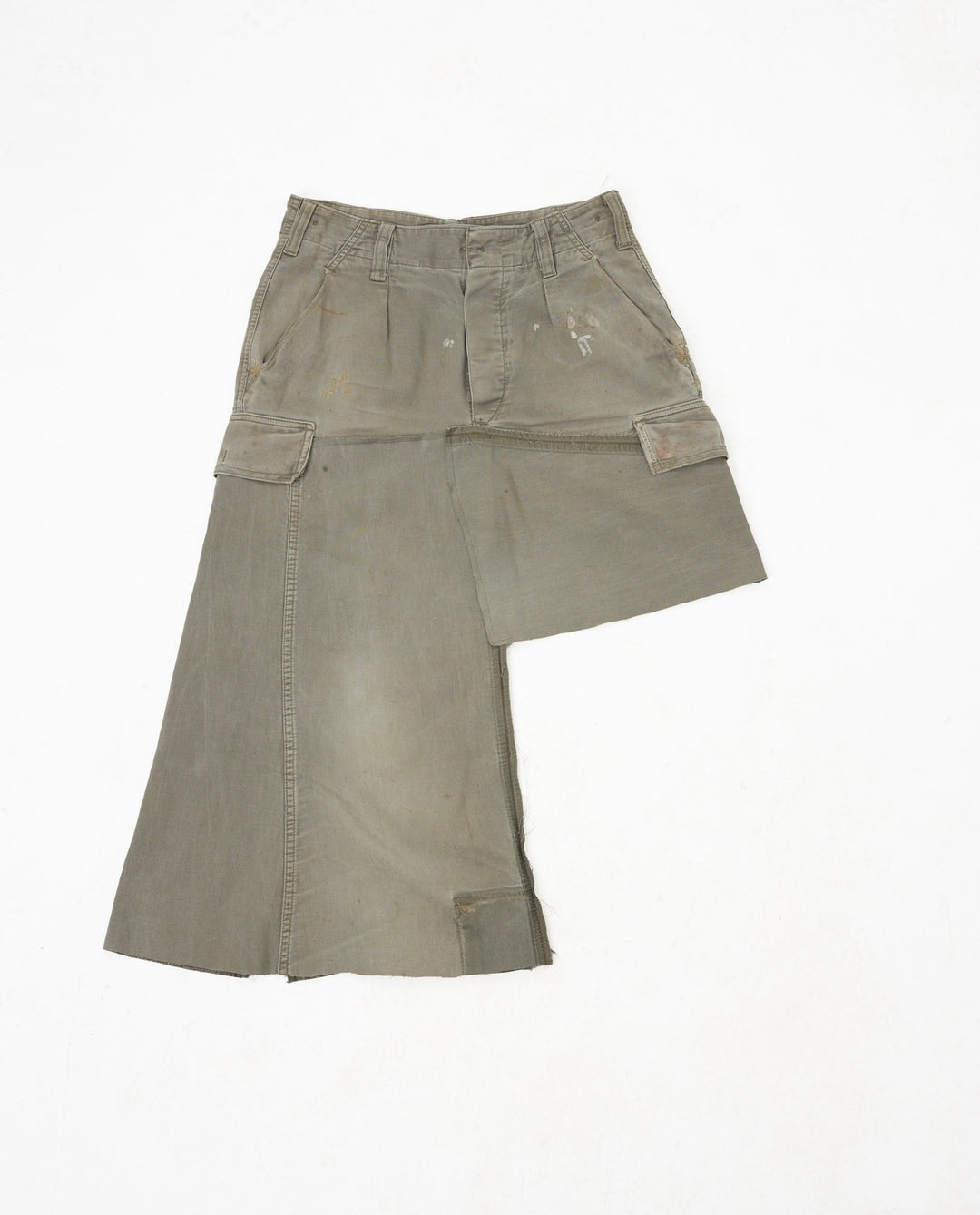 MILITIA ASYMMETRIC MAXI SKIRT 001