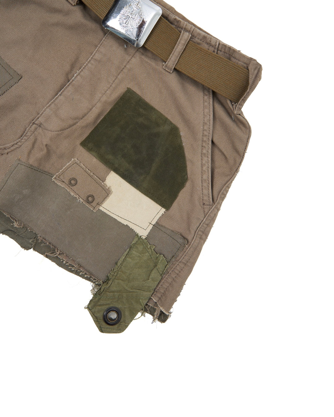 MILITIA PATCHWORK MINI SKIRT 004
