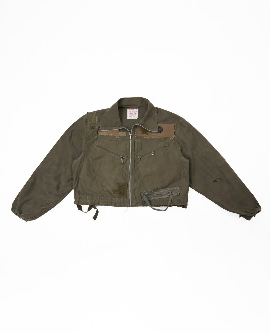 MILITIA PATCHWORK CROP JACKET 003