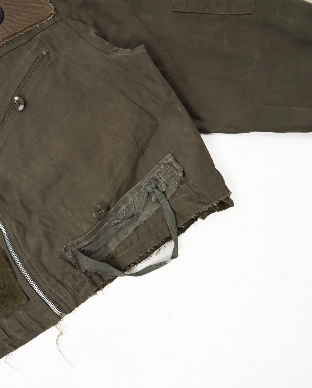 MILITIA PATCHWORK CROP JACKET 003