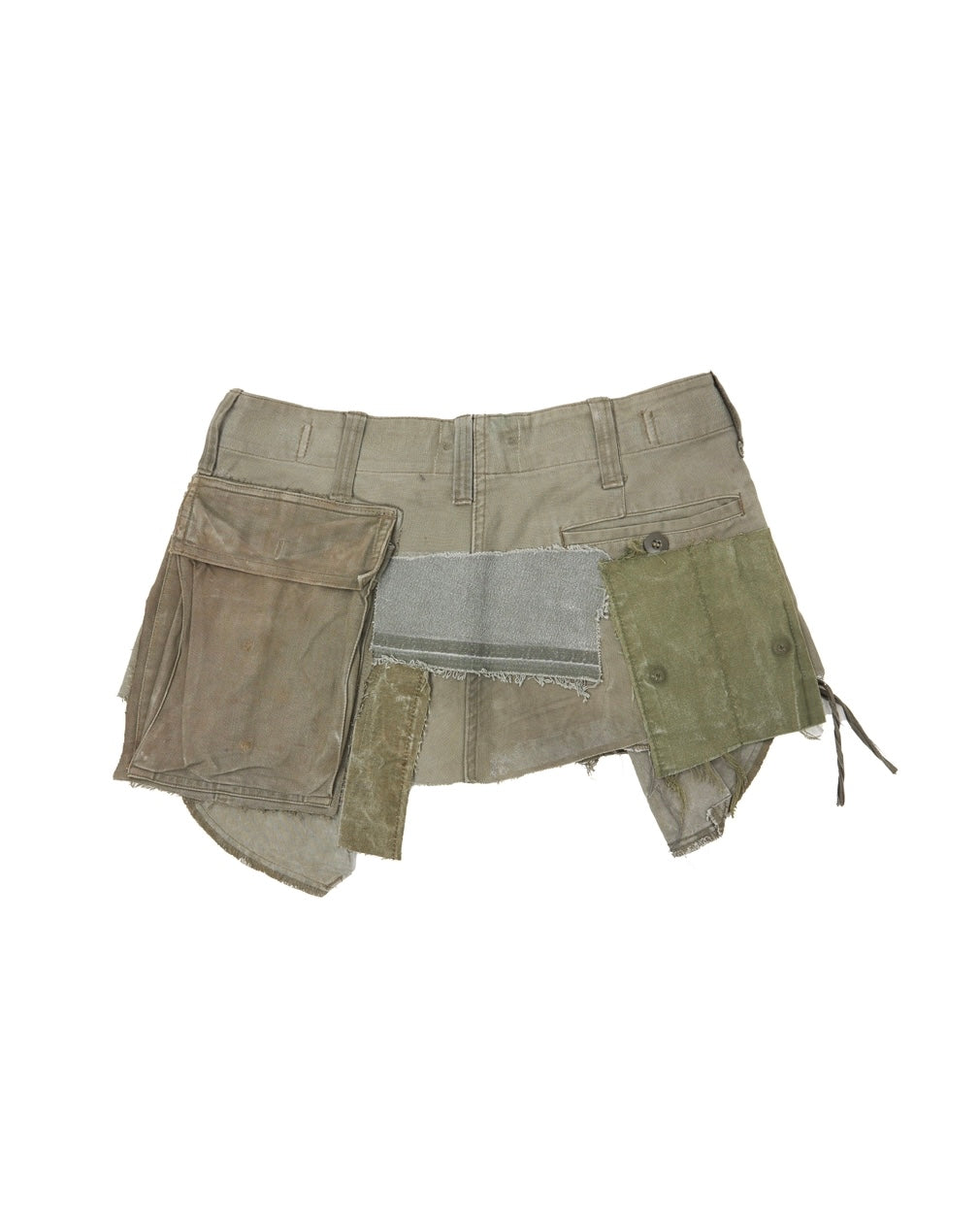 MILITIA PATCHWORK MINI SKIRT 006