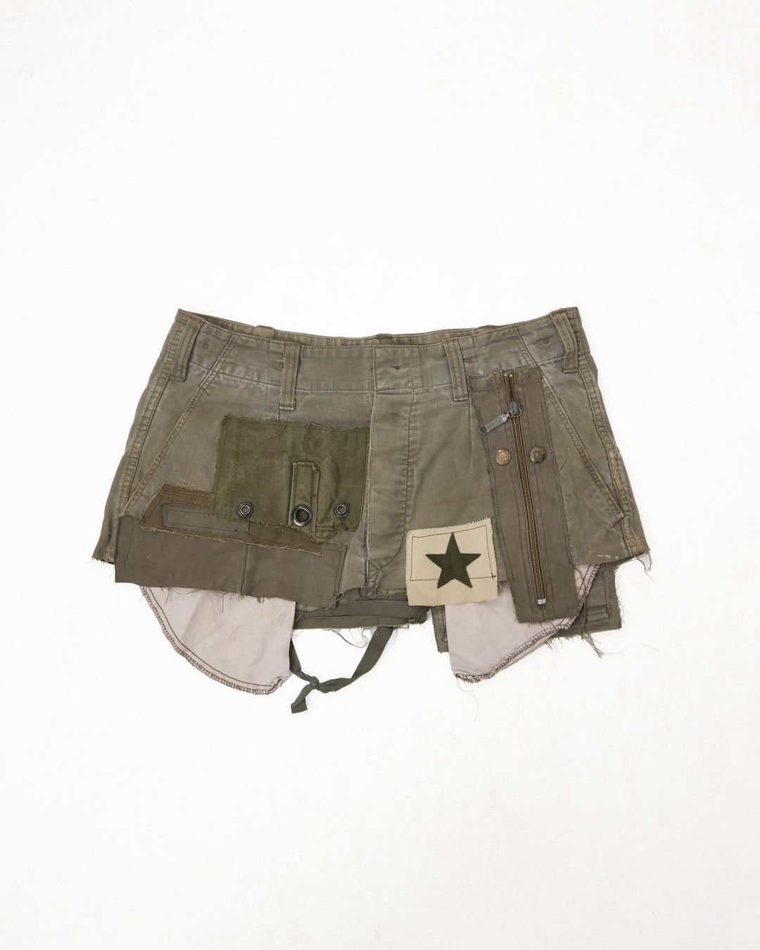 MILITIA PATCHWORK MINI SKIRT 007