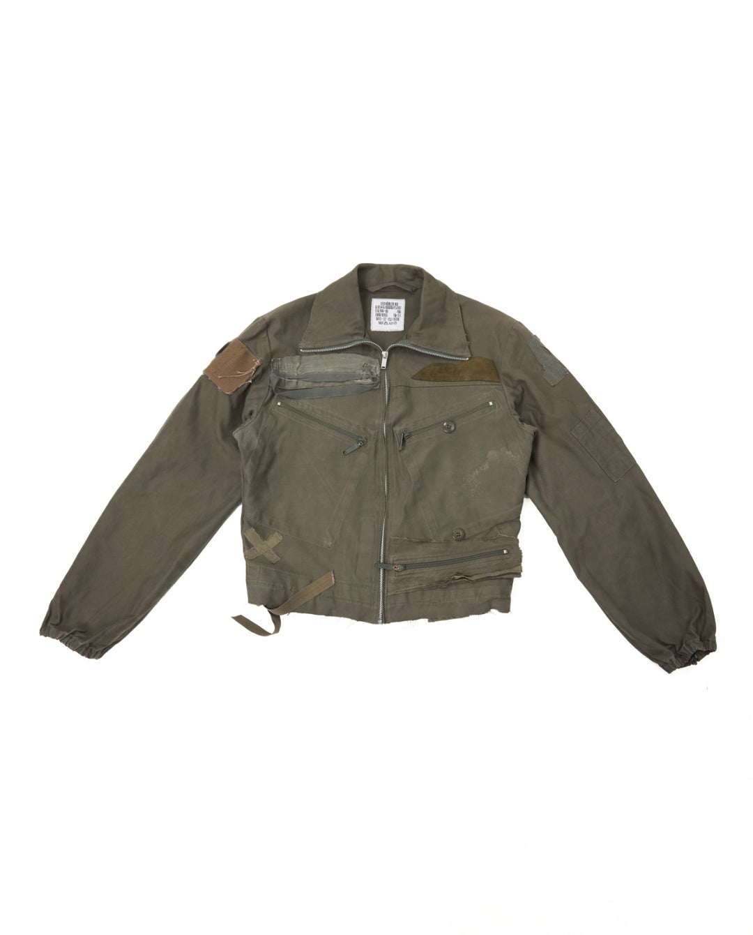 MILITIA PATCHWORK CROP JACKET 005