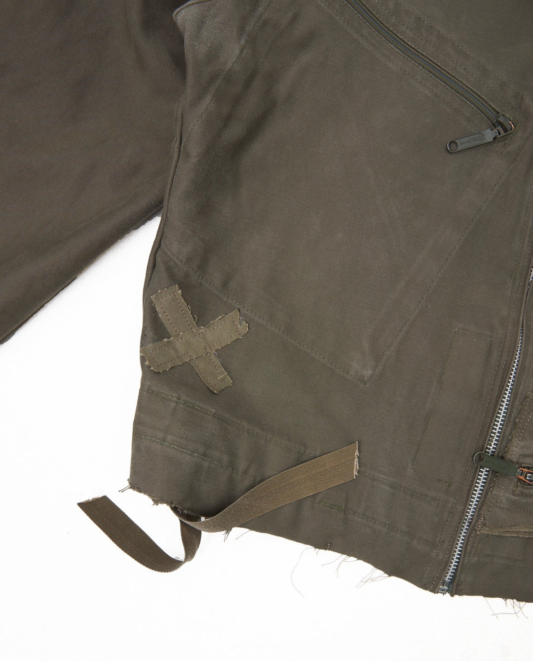MILITIA PATCHWORK CROP JACKET 005