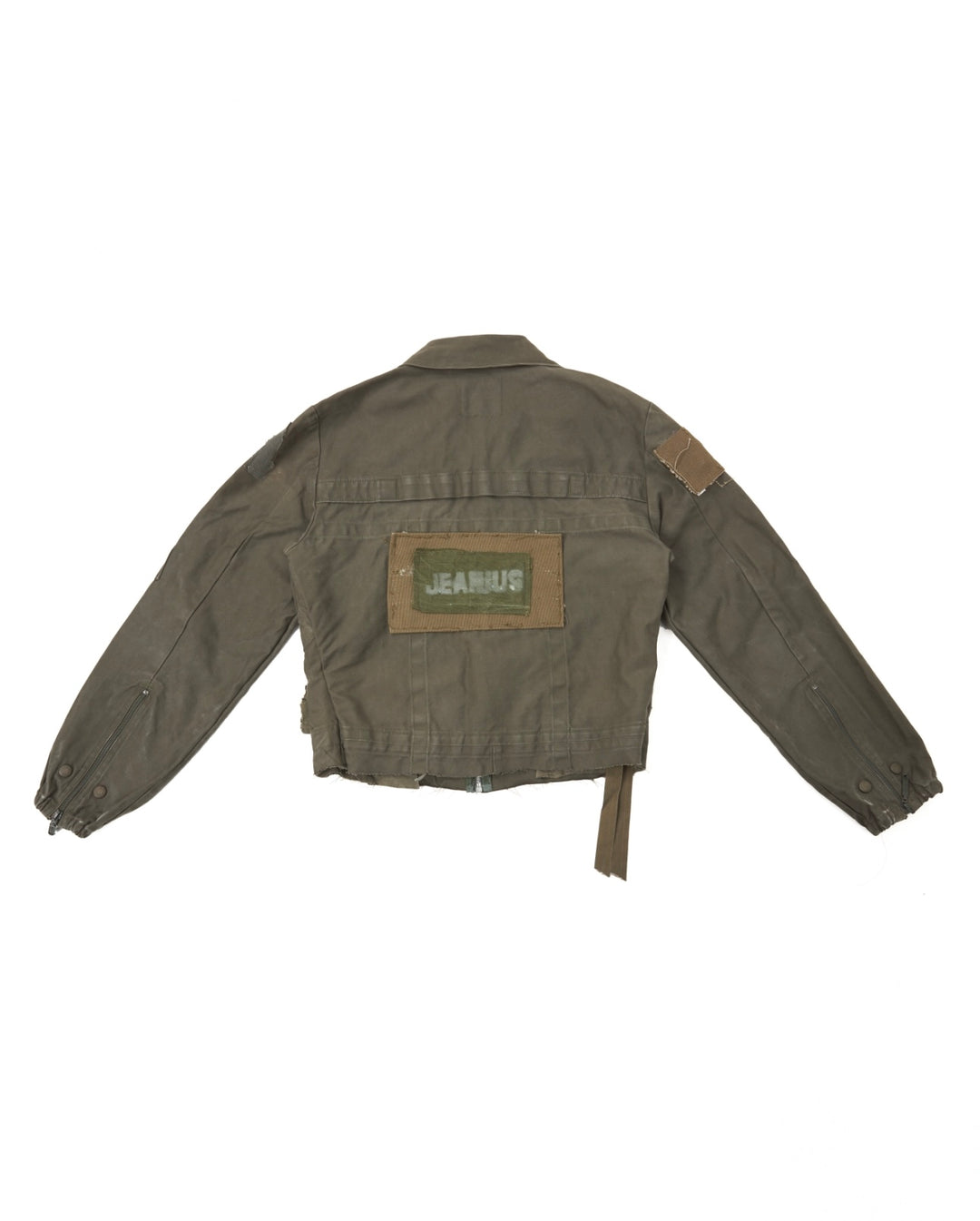 MILITIA PATCHWORK CROP JACKET 005